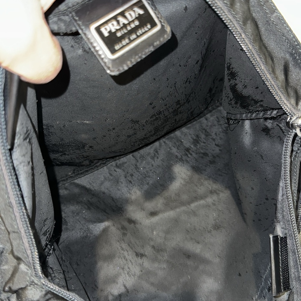 Prada Black Nylon Shoulder Tote - Picture 11 of 14